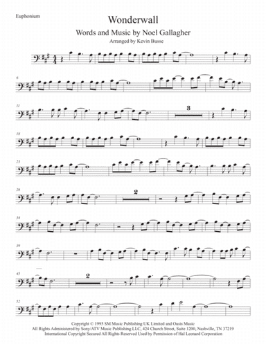 Wonderwall (arr. Kevin Busse)