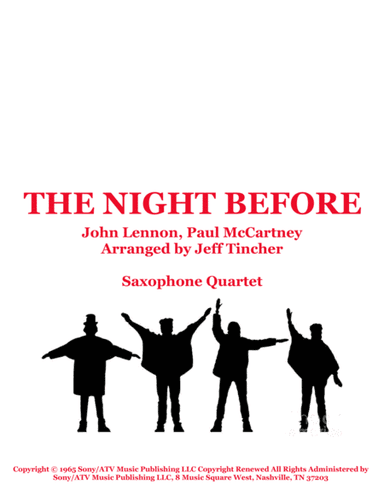 The Night Before (arr. Jeff Tincher)