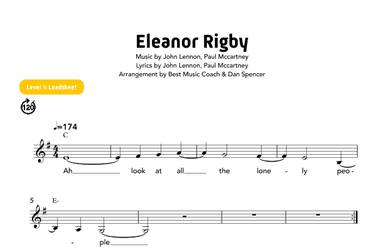 Eleanor Rigby (arr. Best Music Coach)