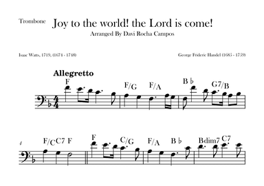 Joy to the world! the Lord is come! (arr. Davi Rocha Campos)