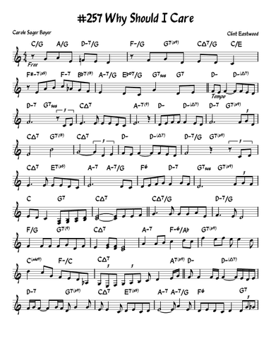 Why Should I Care (arr. John Fries)