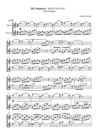 My treasure (2Flutes ensemble)