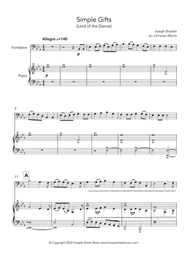 Simple Gifts (arr. Christian Morris)