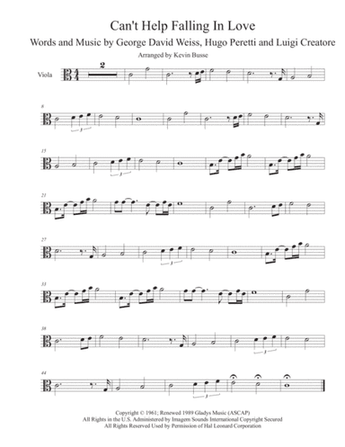 Can't Help Falling In Love (arr. Kevin Busse)