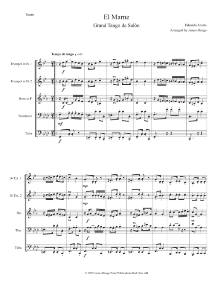 El Marne (arr. James Bicigo)