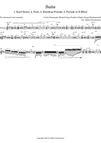 Suite (parts) (arr. Dallin Christiansen)