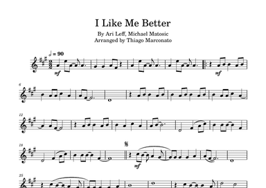 I Like Me Better (arr. Thiago Marconato)