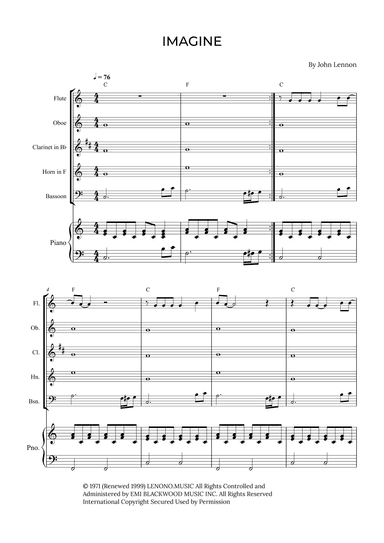 Imagine (arr. Alex Nunes Rodrigues)