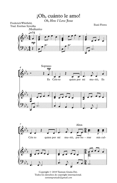 Oh, cuanto le amo (Oh, How I Love Jesus) (arr. Esau Flores)