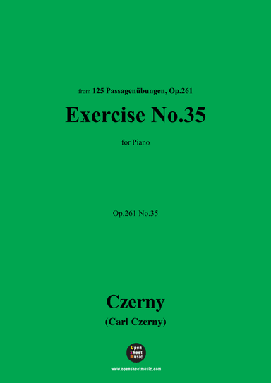 C. Czerny-Exercise No.35,Op.261 No.35 (arr. OSM Press)
