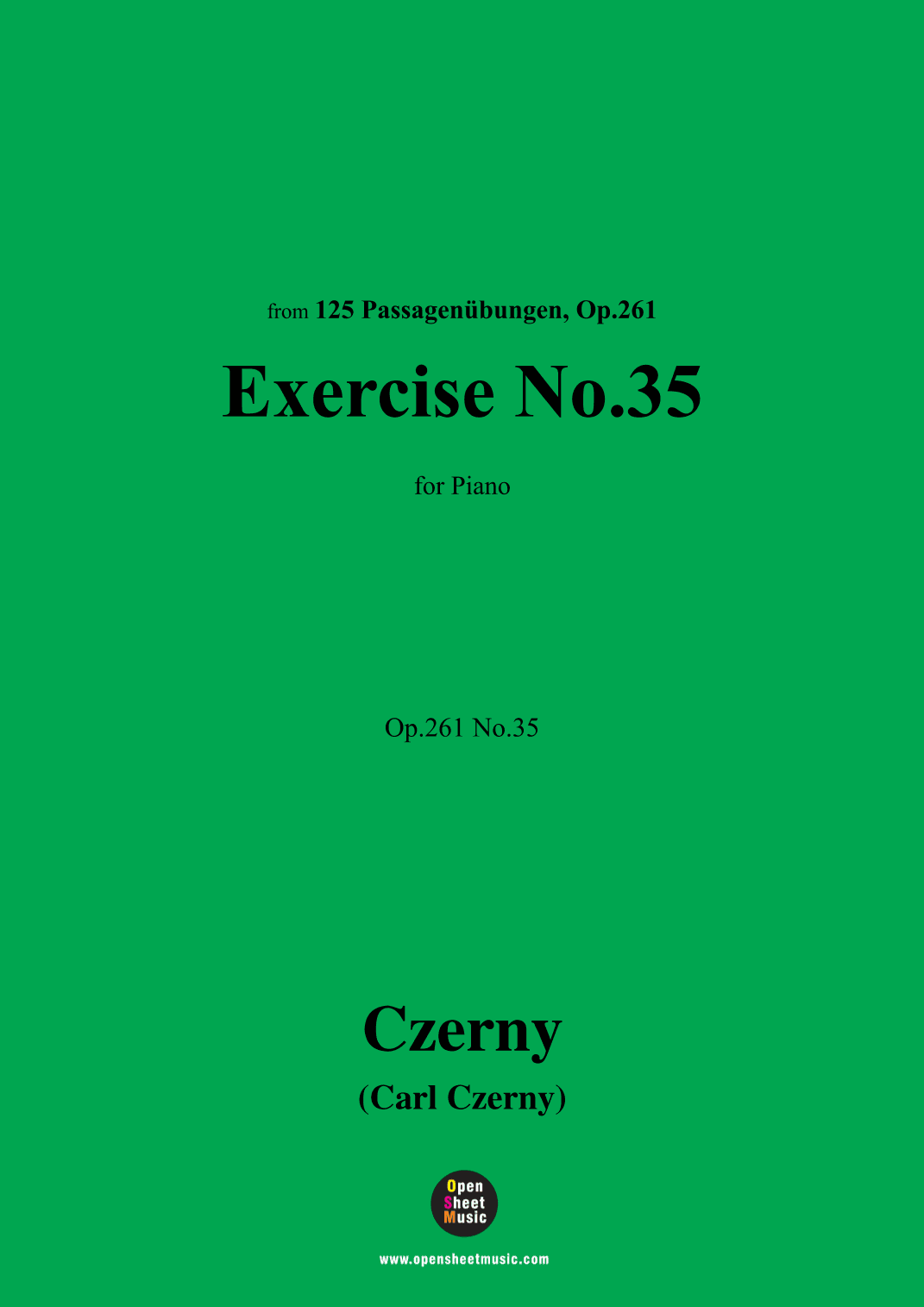 C. Czerny-Exercise No.35,Op.261 No.35 (arr. OSM Press)