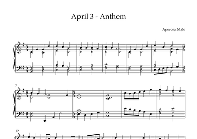 April 3 - Anthem