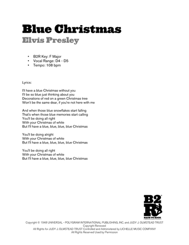 Blue Christmas (arr. Bach to Rock)