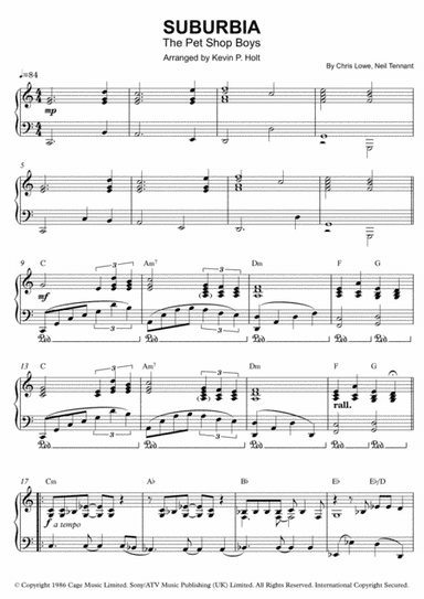 Suburbia (arr. Kevin P. Holt)