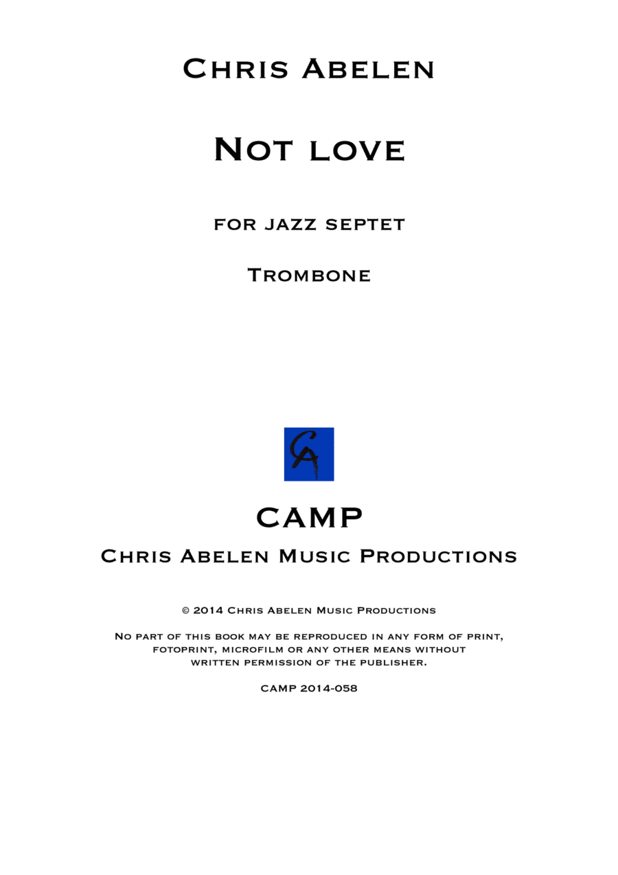Not love - trombone