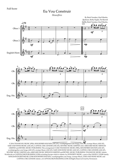 Build My Life (arr. Fabio Britto)
