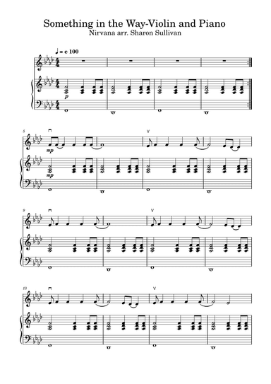 Something In The Way (arr. Sharon Sullivan)