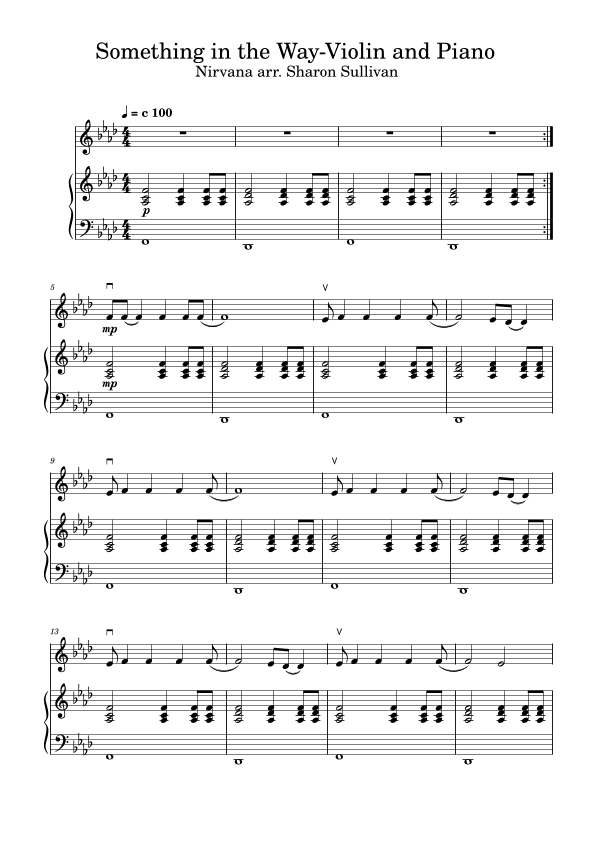 Something In The Way (arr. Sharon Sullivan)