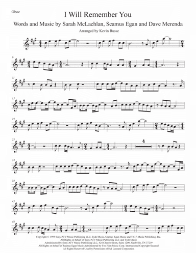 I Will Remember You (arr. Kevin Busse)