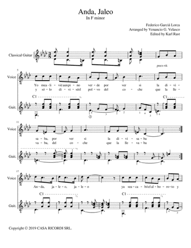 Anda Jaleo (arr. Karl Rast)