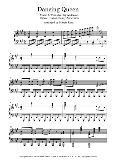 Dancing Queen (arr. Márcia Rosa)