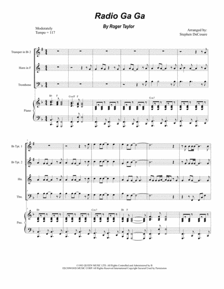 Radio Ga Ga (arr. Stephen DeCesare)