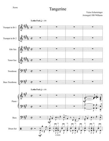 Tangerine (arr. DB Williams)