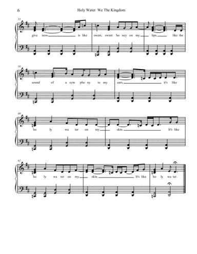 Holy Water (arr. Diane M. McGahee)