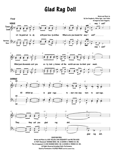 Glad Rag Doll (arr. Dawn Haggerty)