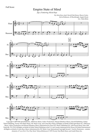 Empire State Of Mind (arr. Fabio Britto)