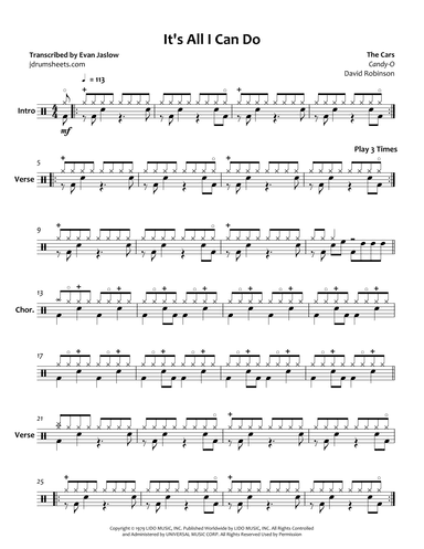 It's All I Can Do (arr. Evan Aria Serenity)