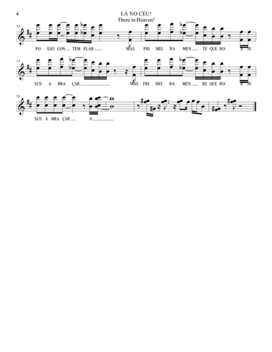 Trumpet in Bb 1- LÁ NO CÉU-There in Heaven!