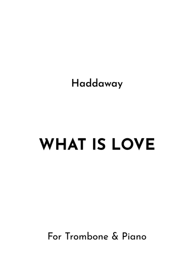 What Is Love (arr. Jireh J.)