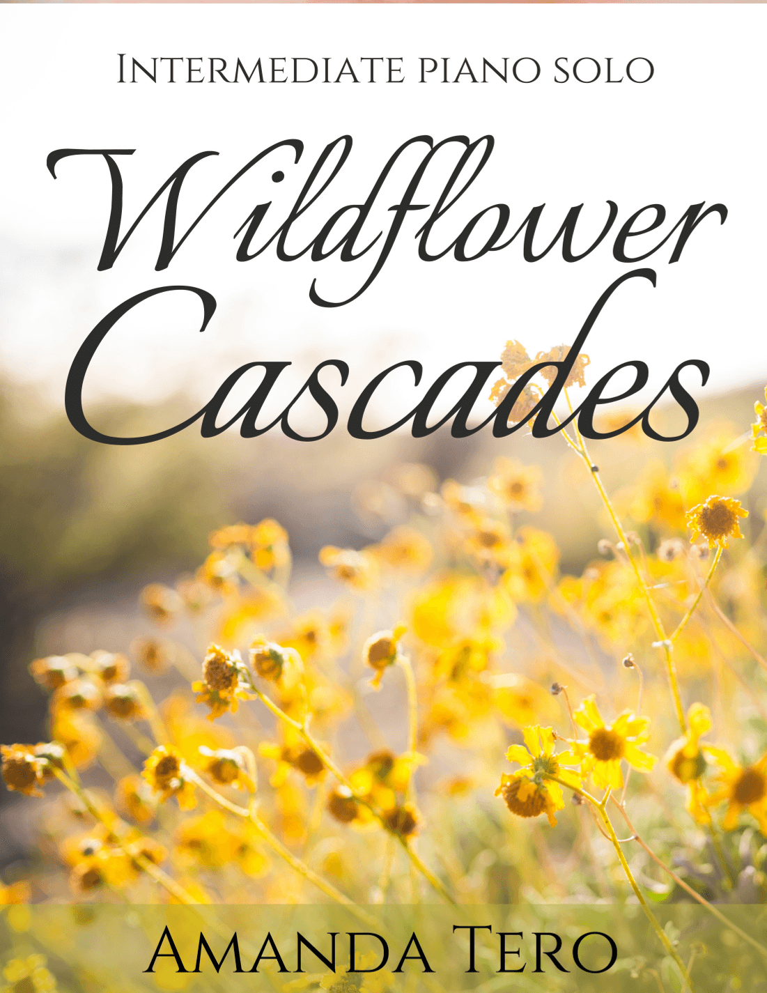 Wildflower Cascades original intermediate piano solo