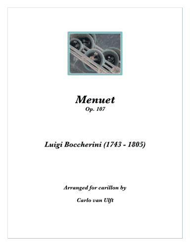 Menuet, Op. 107 (arr. Carlo van Ulft)