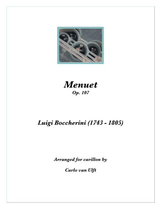Menuet, Op. 107 (arr. Carlo van Ulft)