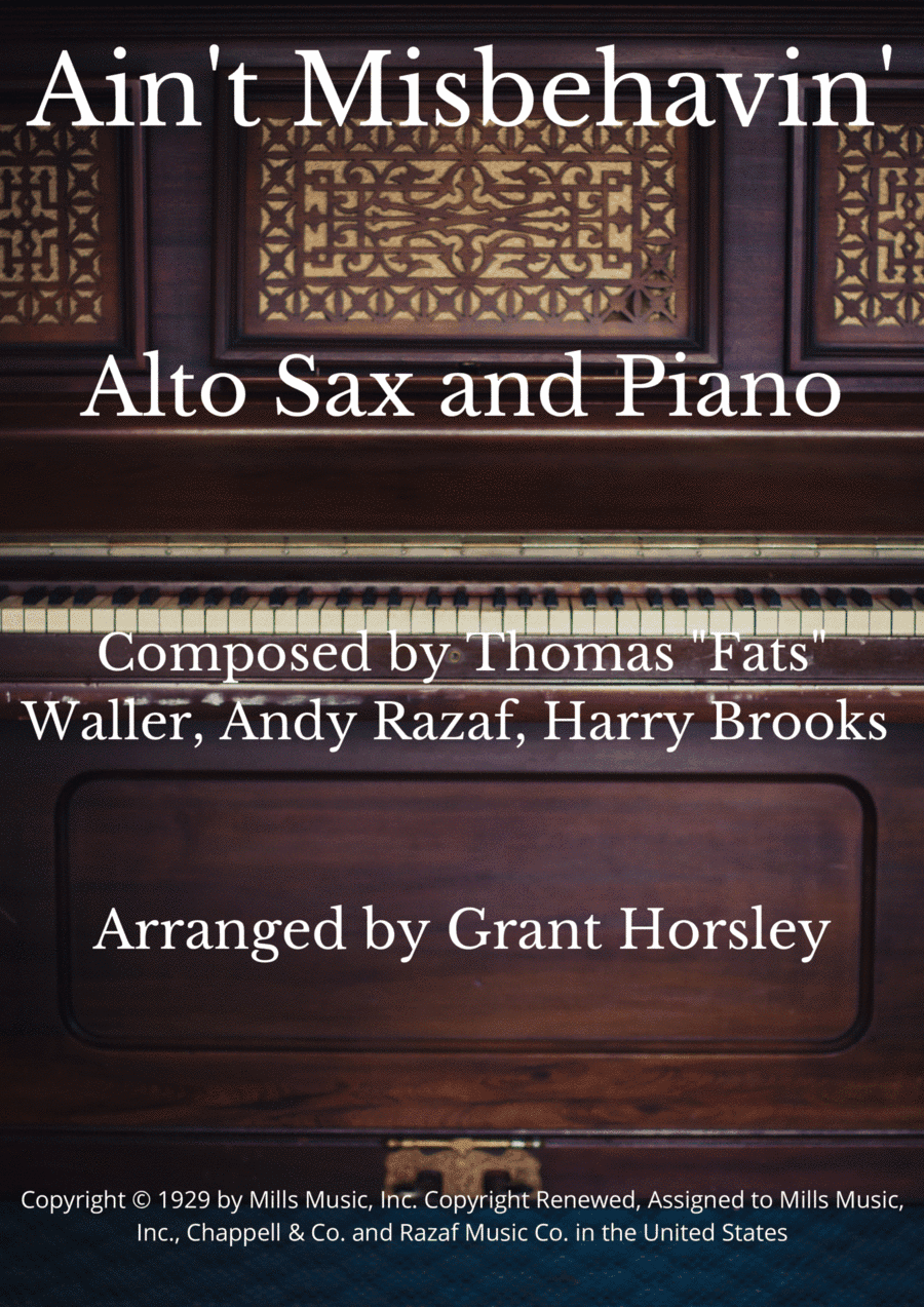 Ain't Misbehavin' (arr. Grant Horsley)