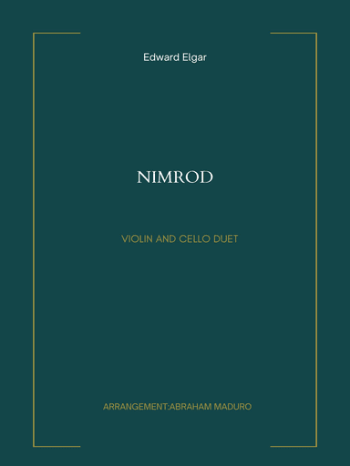 Nimrod from Enigma Variations Violin Cello Duet (arr. Abraham Maduro)