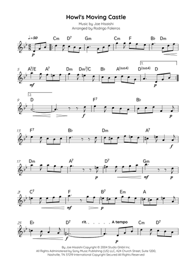 Howl's Moving Castle (arr. Rodrigo Faleiros)