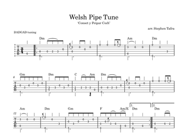Welsh Pipe Tune (arr. Stephen Tafra)