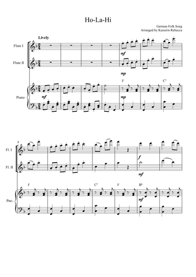 Ho-La-Hi (arr. Kaiserin Rebecca)