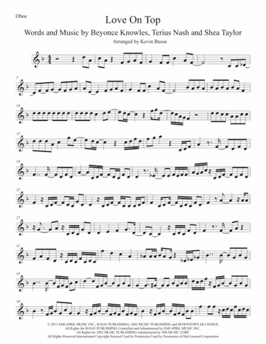 Love On Top (arr. Kevin Busse)