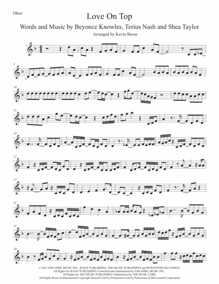 Love On Top (arr. Kevin Busse)