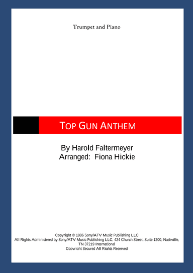 Top Gun Anthem (arr. Fiona Alice Hickie)