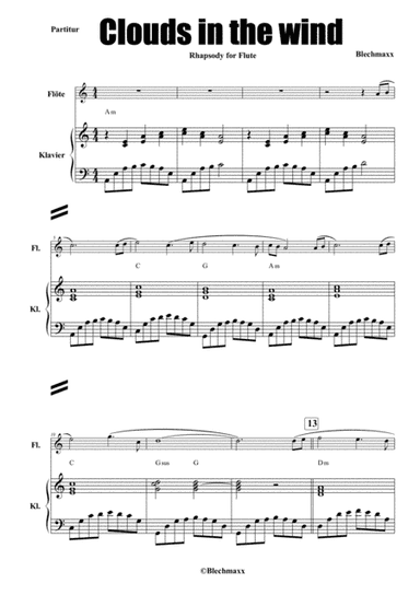 Clouds in the wind - Rhapsody for Flute