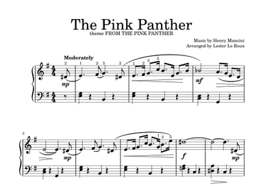 The Pink Panther (arr. Lester Le Roux)