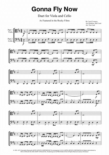Gonna Fly Now (arr. Tim Curd)