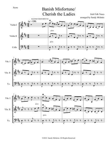 Banish Misfortune/Cherish the Ladies (arr. arranged by Sandy McIntire)