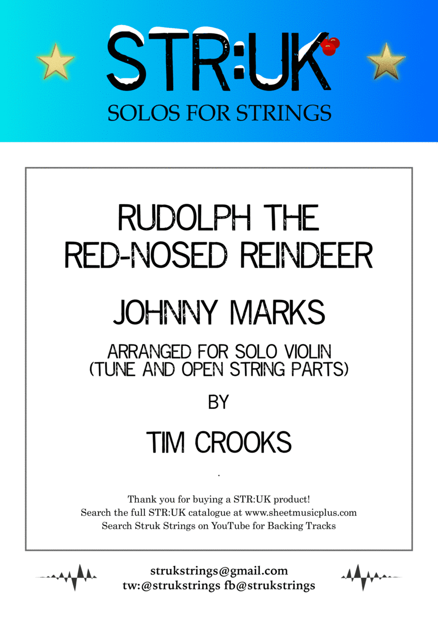 Rudolph The Red-nosed Reindeer (arr. Tim Crooks)