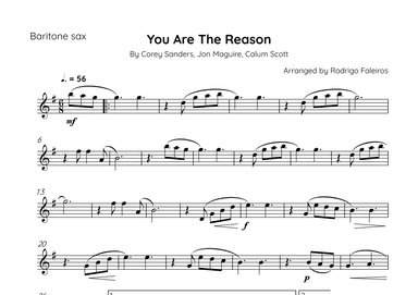 You Are The Reason (arr. Rodrigo Faleiros)